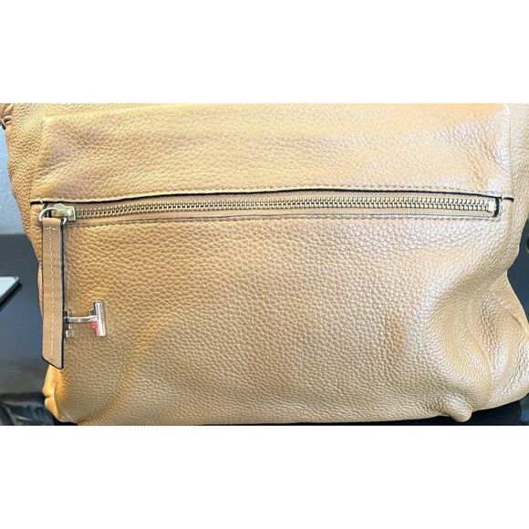 Halston Heritage Large handbag TAN Color Leather Bag Retail $495 - Picture 11 of 16